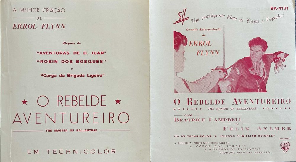 Catálogo Cartazes Cinema SIF / Warner Bros