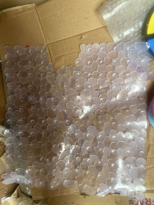 Kwadratowa mata antyposlizgowa do brodzika pod prysznic stan bdb