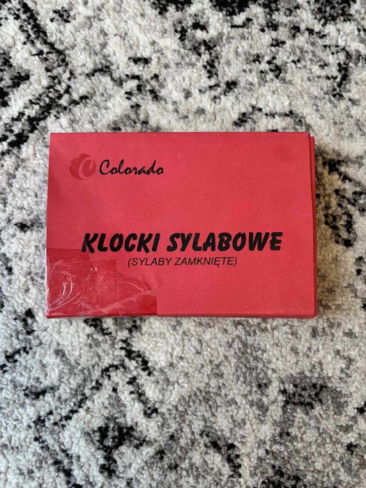klocki z sylabami 3 zestawy Colorado