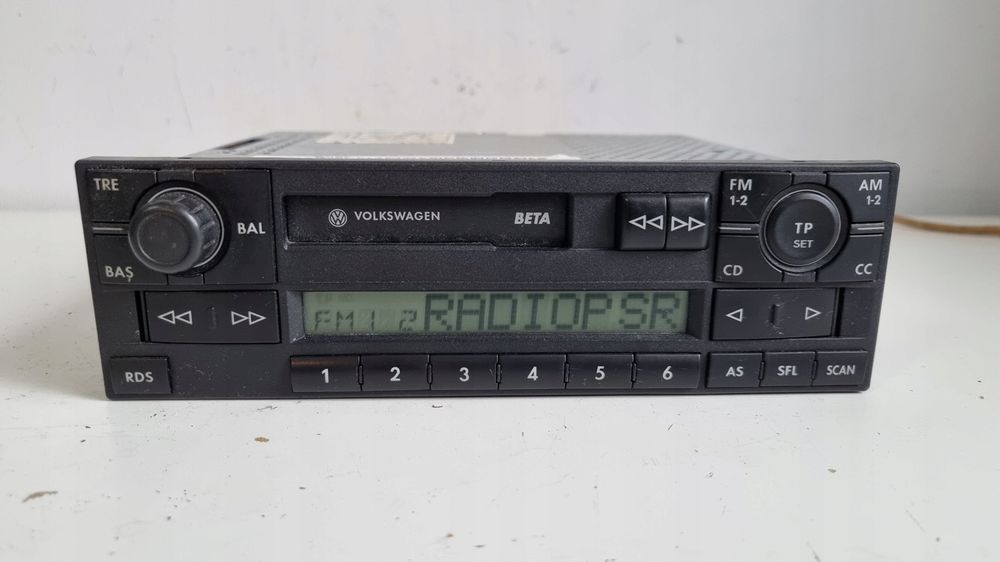 Radio VW beta 5 Polo lupo T5 T4 Golf 4 iv Bora Sharan + KOD