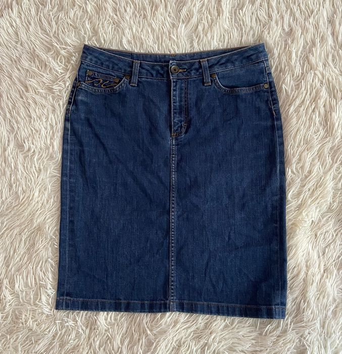 Спідниця Max Mara . Сп. в білизняному стилі.  Спідниця джинсова Tommy