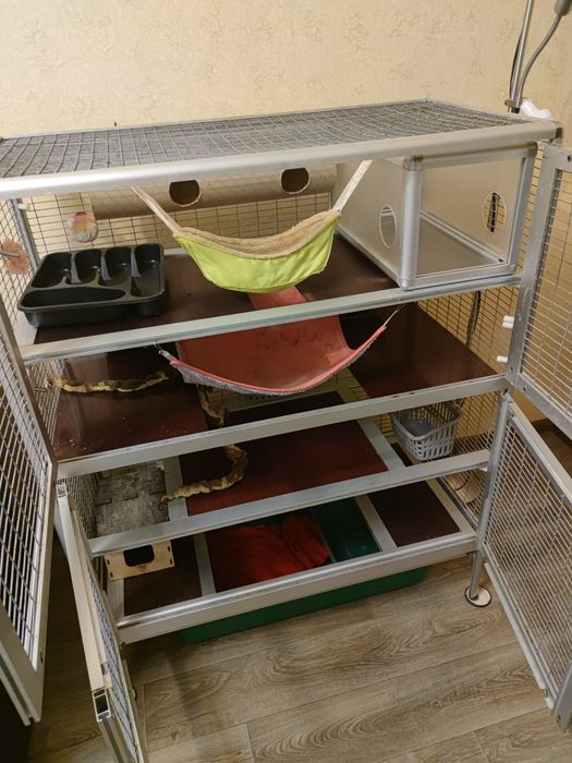 Клітка вольєр для крис, тхорів, шиншил