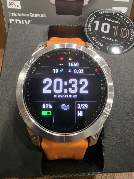 Epix 2  47mm,  plus 2 paski