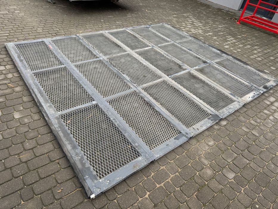 Brama 3.08x3.60 segmentowa elektryczna   aluminiowa azurowa