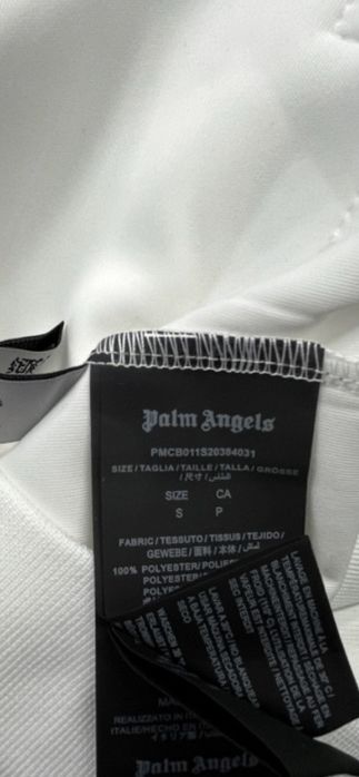palm angels tracksuit s white
