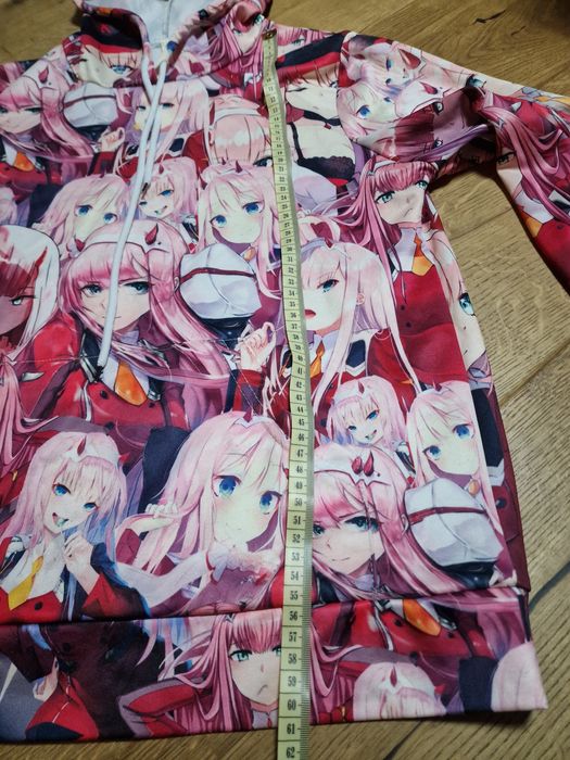 bluza z kapturem z motywem mangi anime