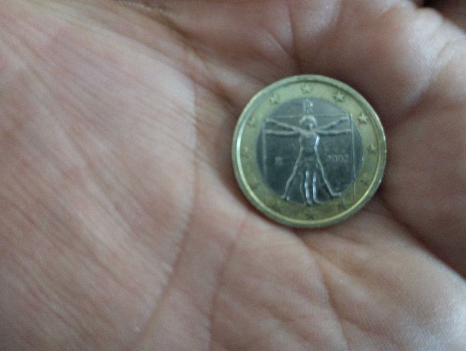 Moeda rara italiana de 1€