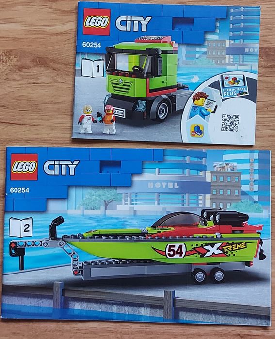 LEGO City 60254 Transporter łodzi wyścigowej