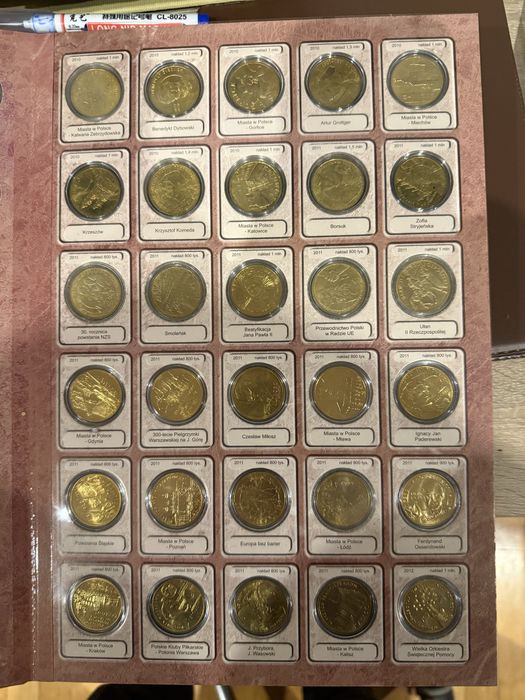 Sprzedam monety 2 zł  łacznie 174 szt