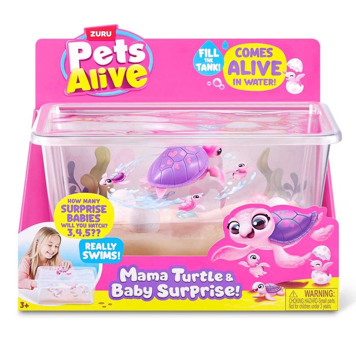 Pets & Robo Alive Мама черепаха з малюками Pets Alive 9560