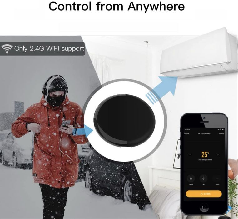 MOES Smart IR uniwersalny pilot na podczerwień z obsługą Wi-Fi