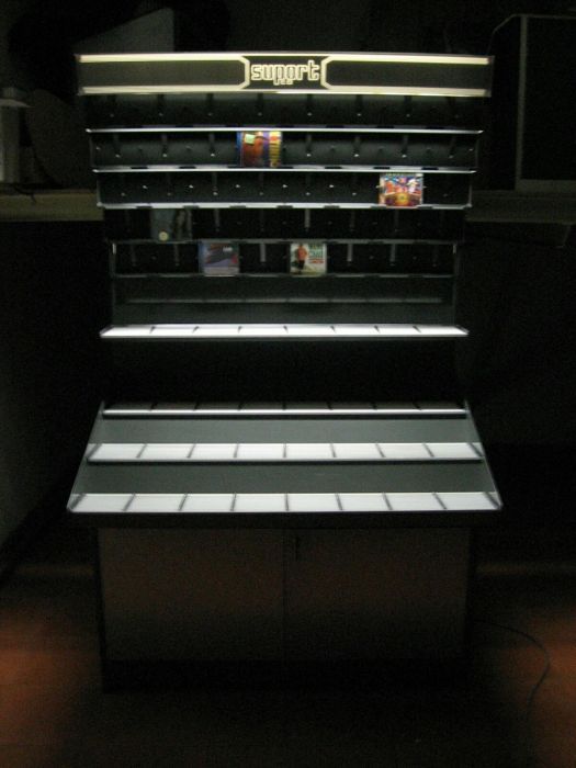 Expositor CD's / DVD's c/ Iluminação