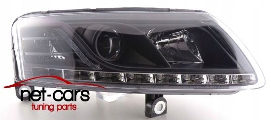 Reflektory Lampy przednie AUDI A6 C6 4F 04- DAYLINE XENON czarne