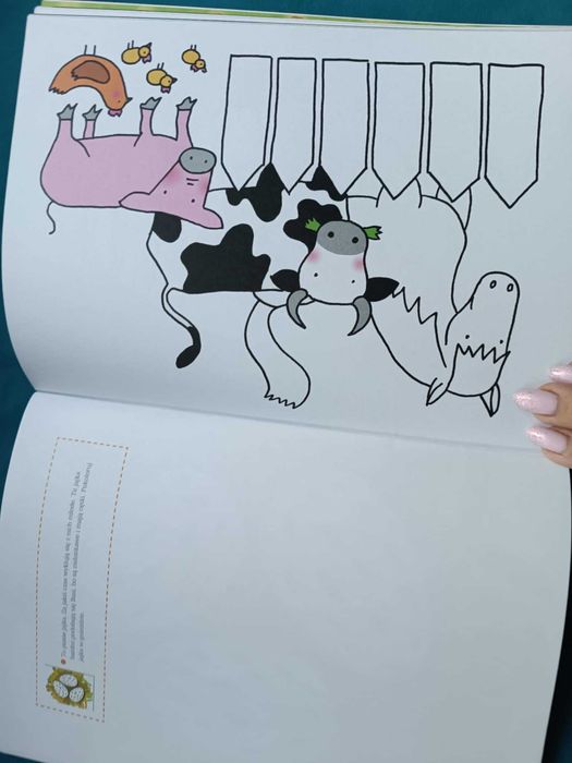 "Kolorowanka"- sprawność manualna- nowa książeczka edukacyjna - 3 lata