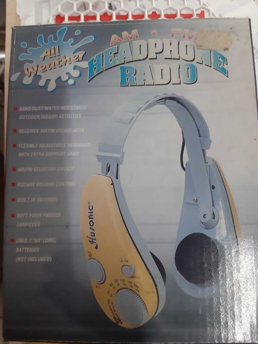 Headphone Radio AM FM
