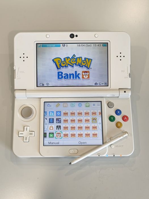 Nintendo New3DS Branca Desbloqueada Homebrew 4GB