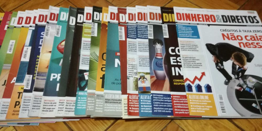 Revistas Deco Proteste, Dinheiro & Direitos e Teste Saúde