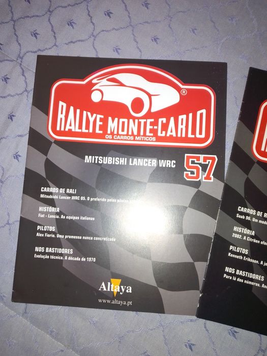 Conjunto de fascículos Rallye Monte Carlo Altaya