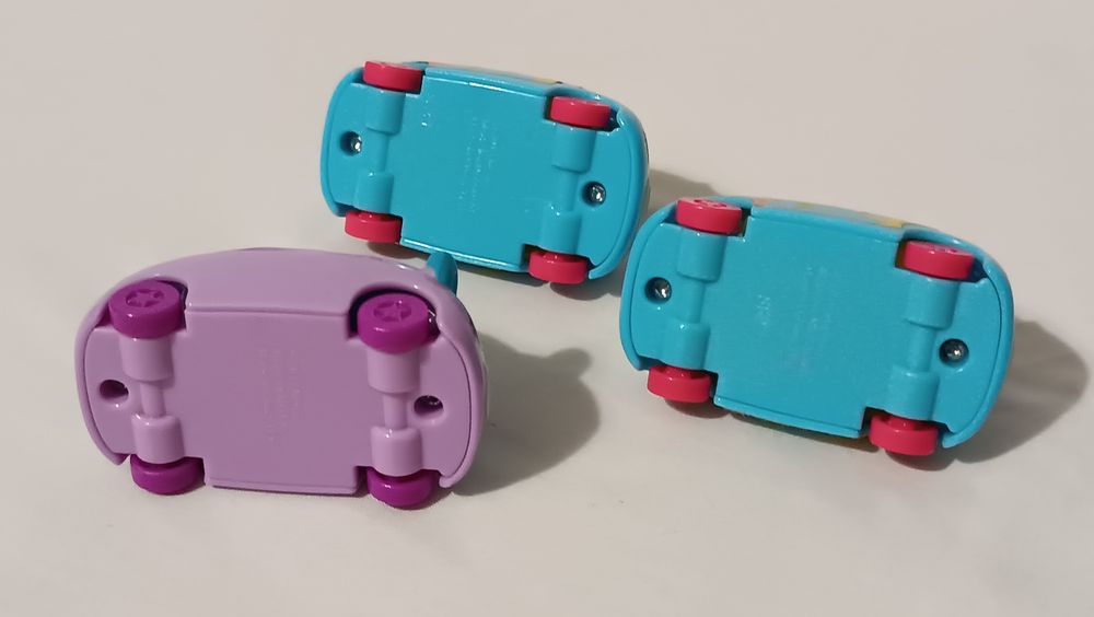 Conjunto 3 carros brincar. Coleção Macdonald
