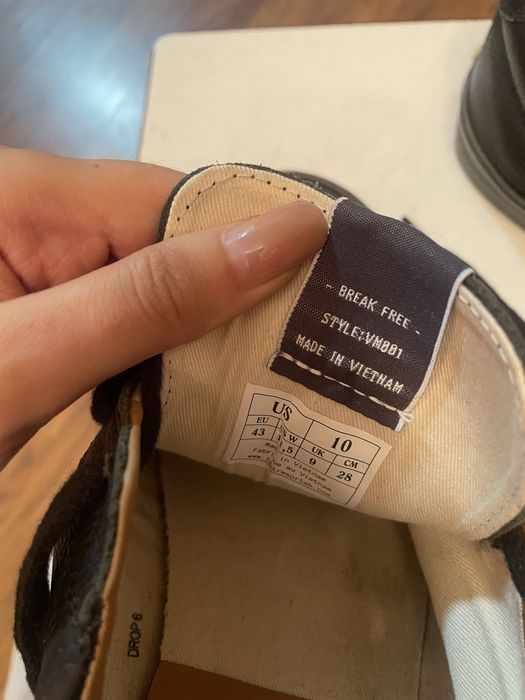 Last Resort AB VM001 Lo Mill Leather Shoe, Black