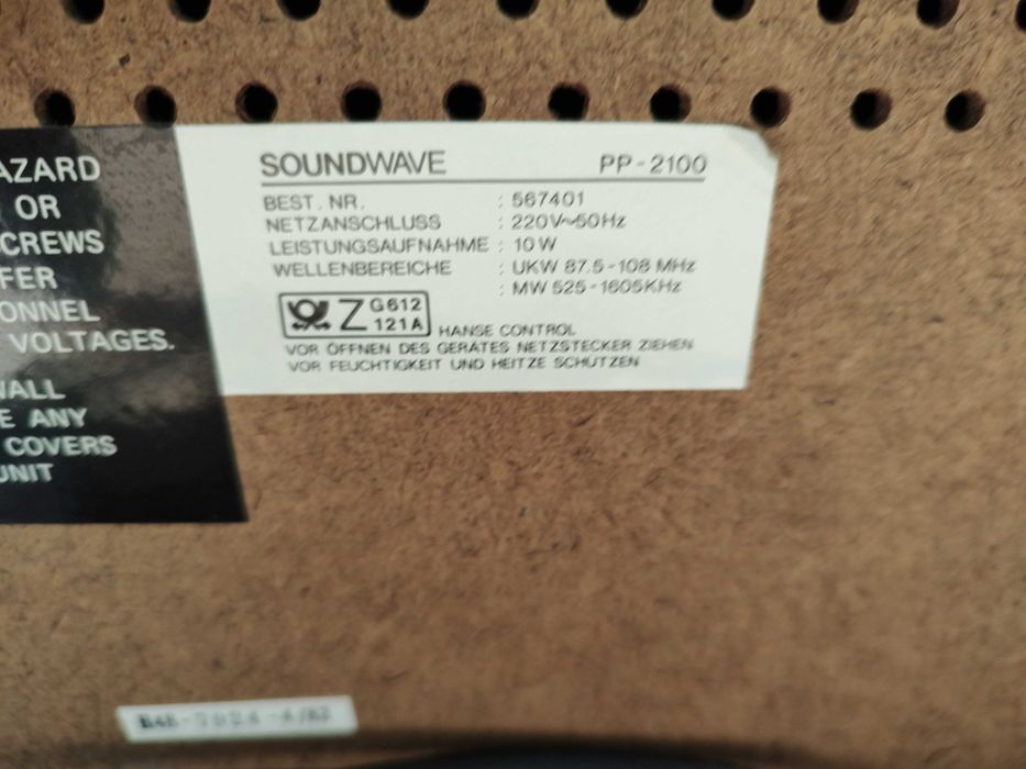 Wieża na płyty winylowe Soundwave PP-2100
