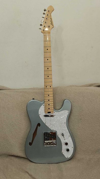 Guitarra Elétrica Semi-Hollow Azul Metalizado