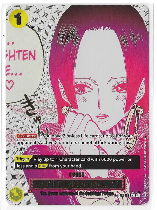 One Piece TCG – You’ll Frighten Me!! Alt Art (OP14-EB04) – Mint EN