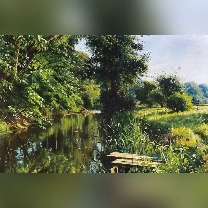 Obrazek na płótnie HD/Home Decor - Village, Countryside (40x60)