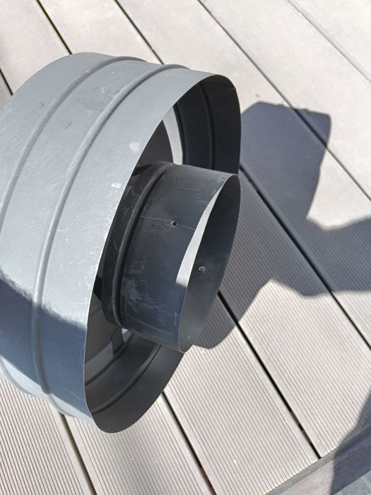 Chapéu inox preto com aba