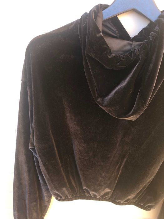 Camisola carapuço veludo