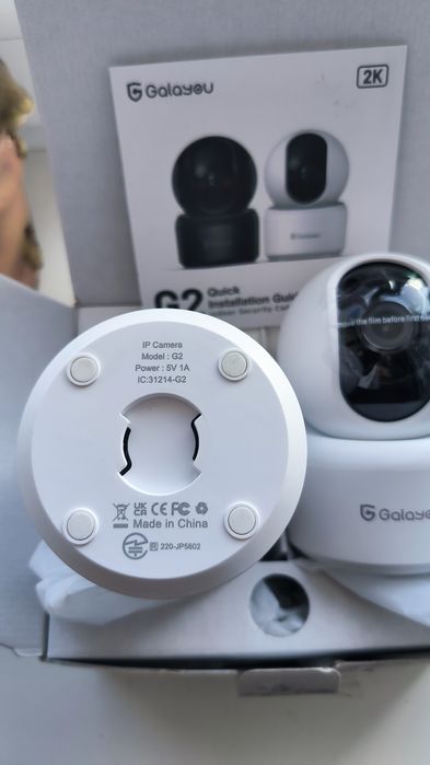 Комплект камер безпеки Galayou G2 2K (2 шт) з поворотом 355°