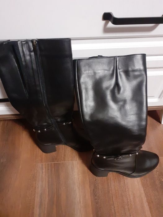 Сапоги  сапожки 40 натуральная кожа шкіра зимові