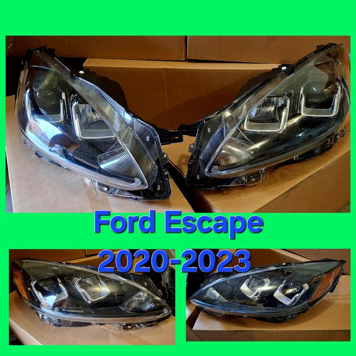 Бампер передній Ford Escape 20-23 жалюзі фара молдинг LJ6Z17D957AAPTM