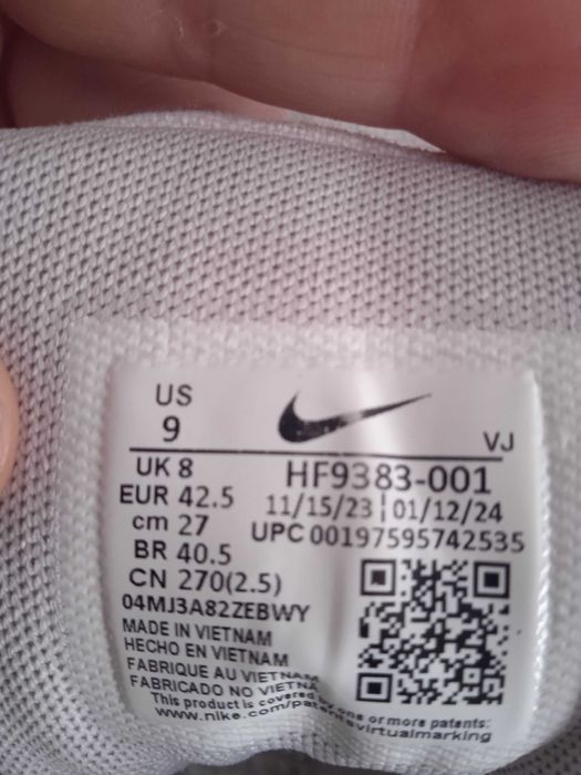 Кроссовки Nike Air Max 90 Оригинал стелька 27 см
