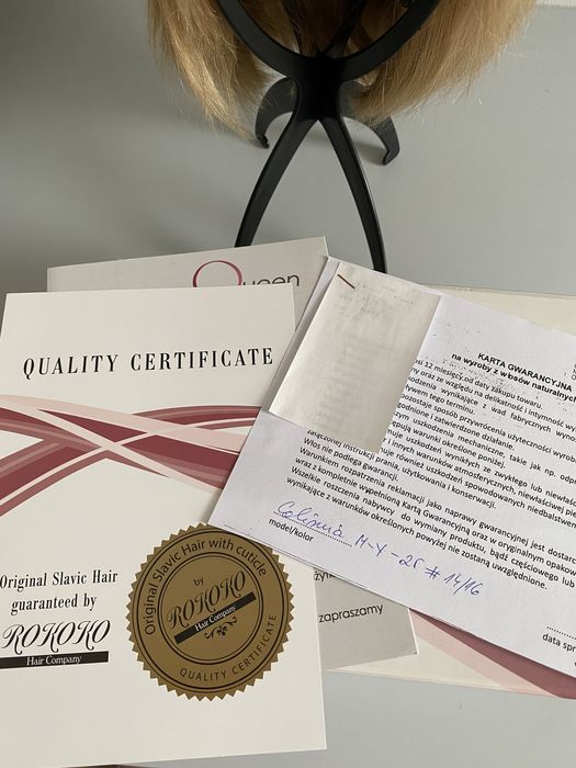 Peruka blond naturalna
