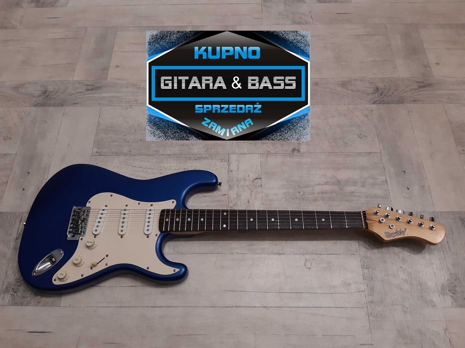 Gitara Sky Way - Stratocaster -blue metallic- wysyłka Gratis - zamiana