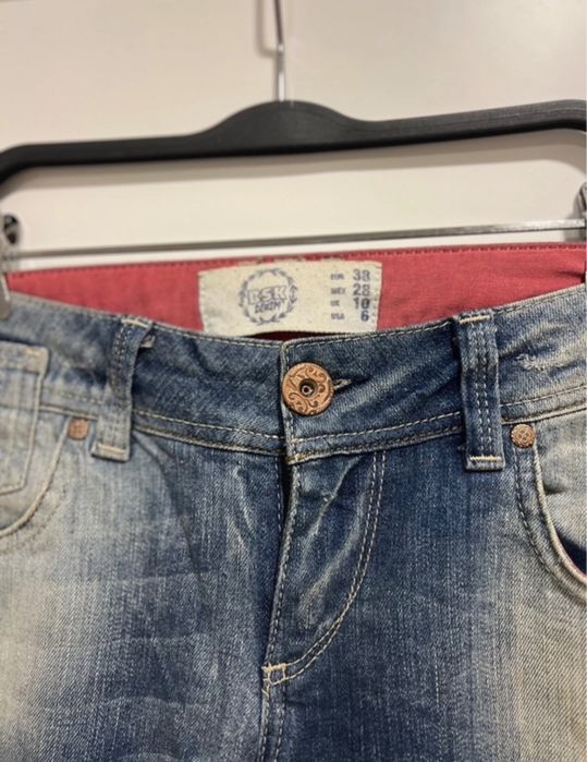 Calças de Ganga Rasgadas Bershka Mulher Tamanho 38