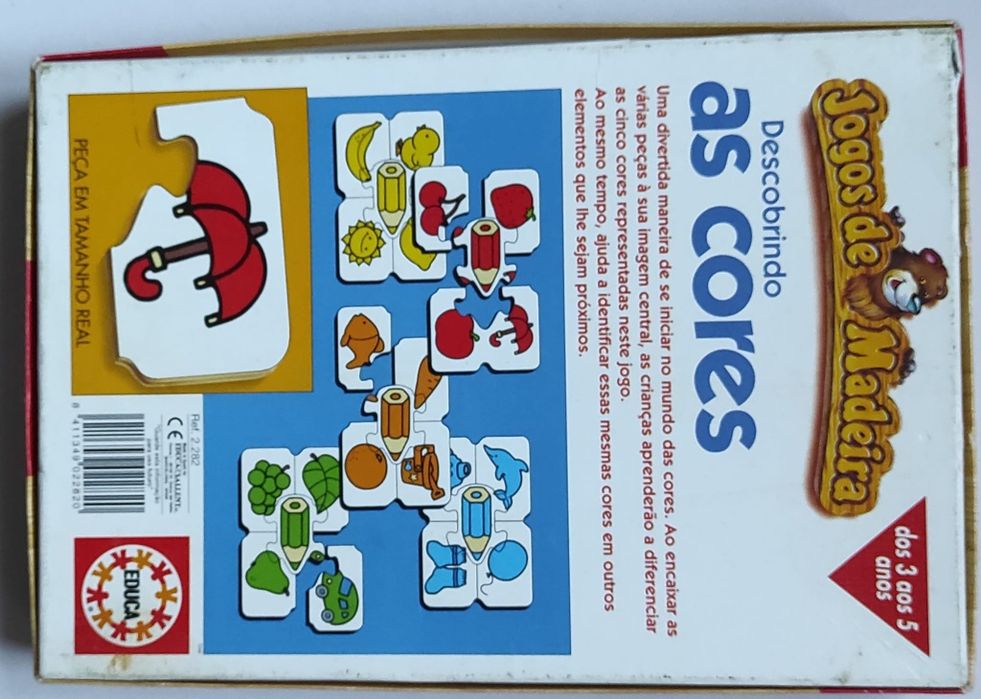 Jogos de madeira ""descobrindo as cores"-Educa