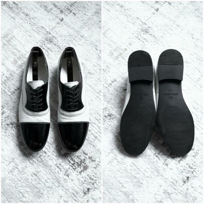 Стильні шкіряні туфлі, броги, унісекс, 40-41, Braska