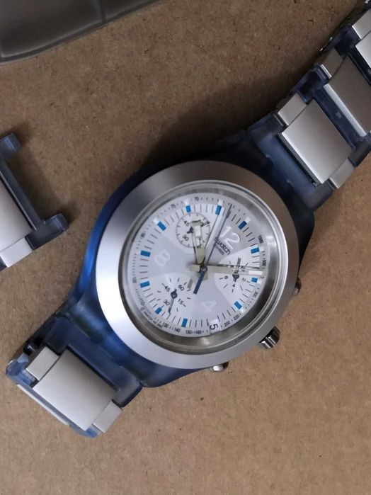 Swatch Irony Diaphane Chrono Rainstorm – SVCN4000