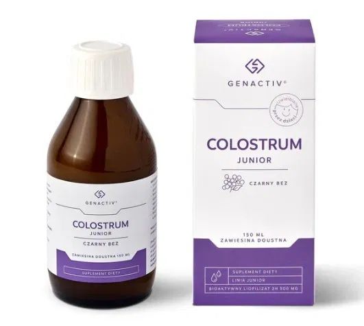 colostrum junior czarny bez zawiesina 150ml