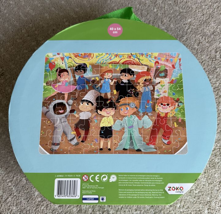 Puzzle - brincar às profissões - 60 peças