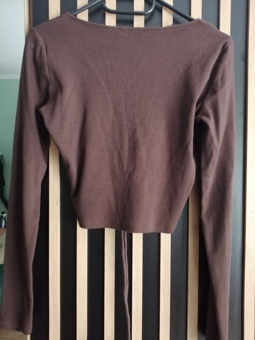 Bluzka top Zara brąz L