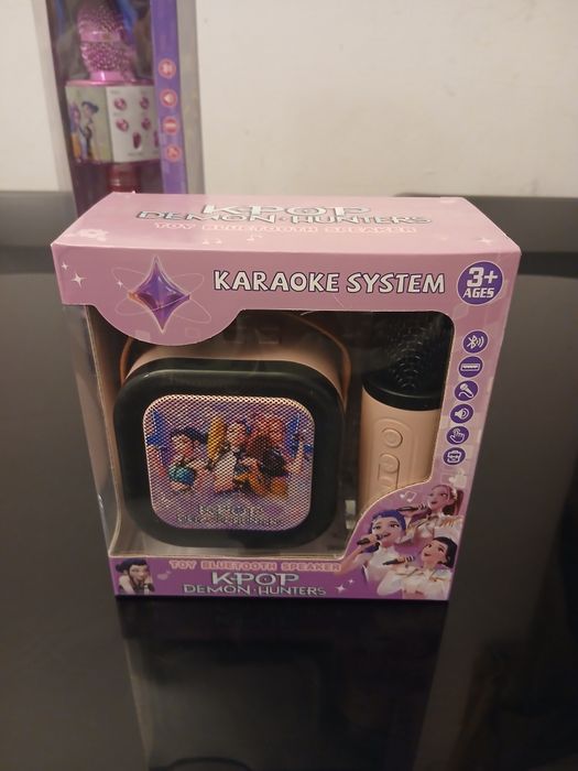 Sistema de Karaoke Infantil K-Pop Demon Hunters (Novo/Na Caixa)