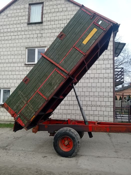 Przyczepa wywrotka jednoosiowa fabryczna