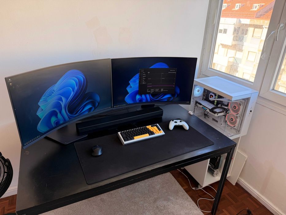 Setup Gaming Completo | i5-14400F | RTX 2060 SUPER | 2 Monitores 32" 180Hz