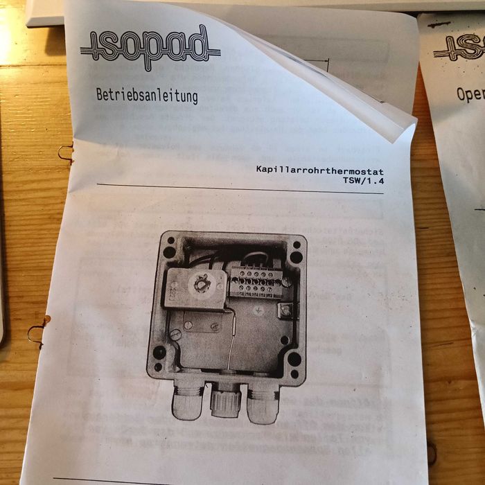 Termostat przemysłowy Isopad TSW 1.4 NOWY, Regulator temperatury