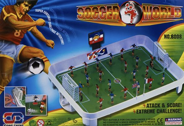 Piłkarzyki sprężynowe gra piłka nożna