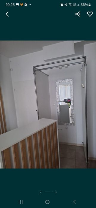 Przymierzalnia sklep sklepowa reling