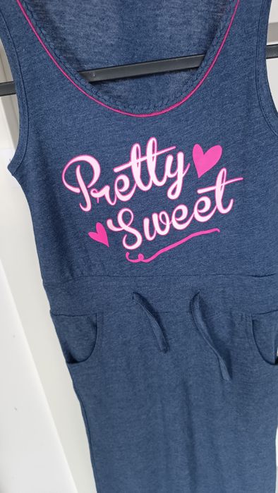 Nowa długa sukienka maxi dla dziewczynki 5/6 cleve 110/116